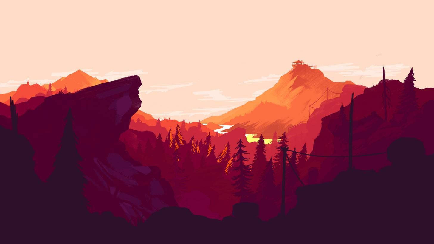 1456X819 Firewatch Wallpaper and Background