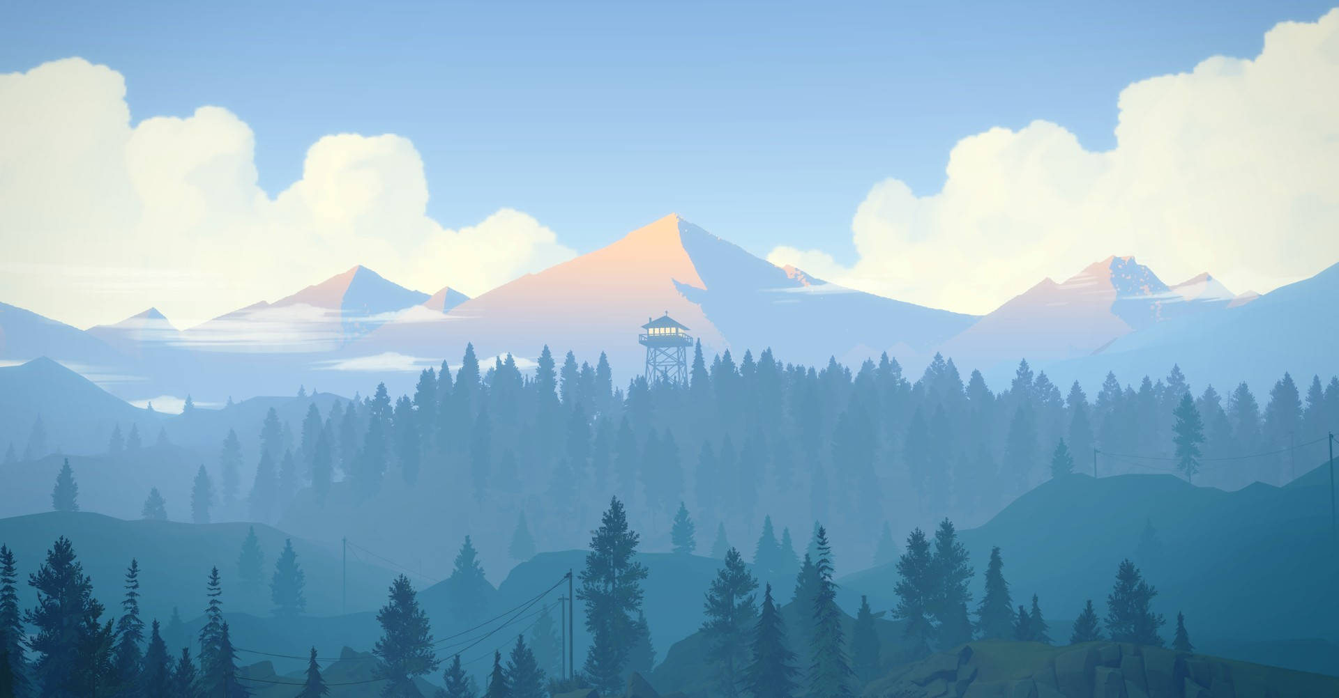 1920X1002 Firewatch Wallpaper and Background