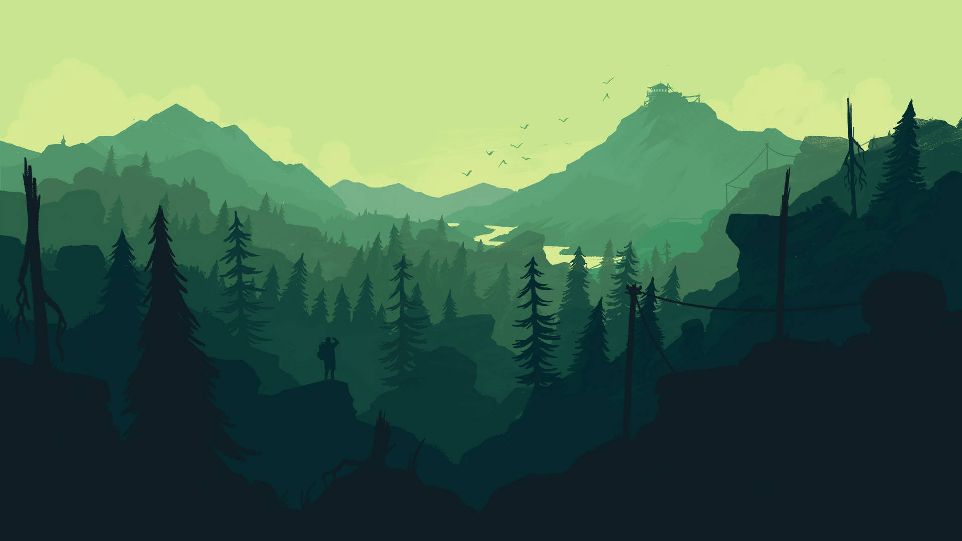 2560X1440 Firewatch Wallpaper and Background