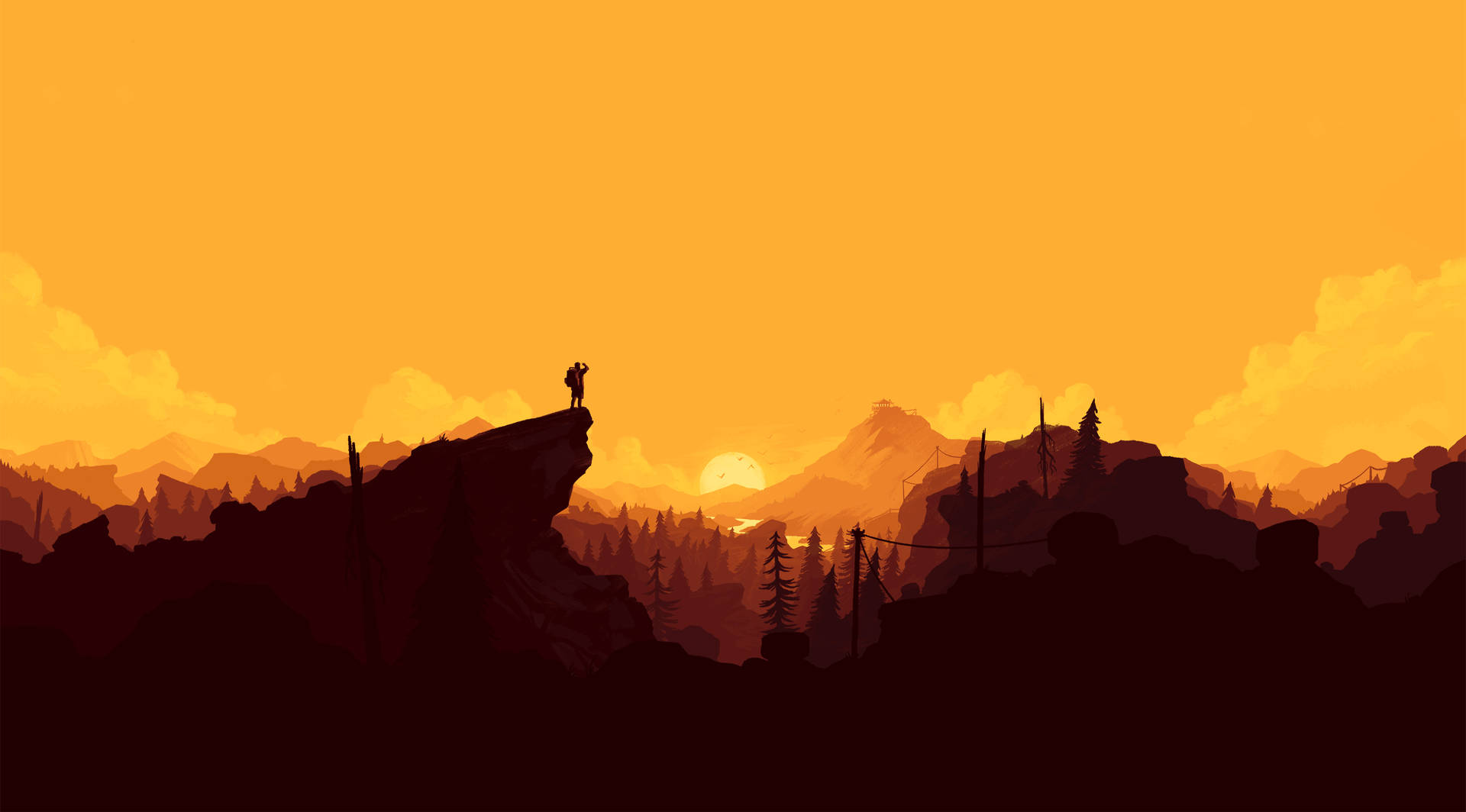 3896X2160 Firewatch Wallpaper and Background