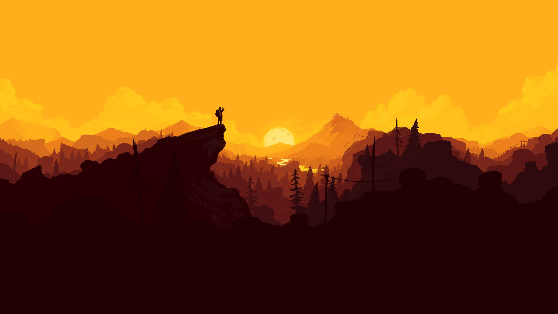 5120X2880 Firewatch Wallpaper and Background