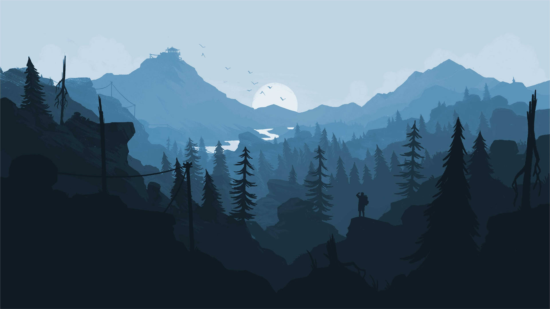 5122X2882 Firewatch Wallpaper and Background