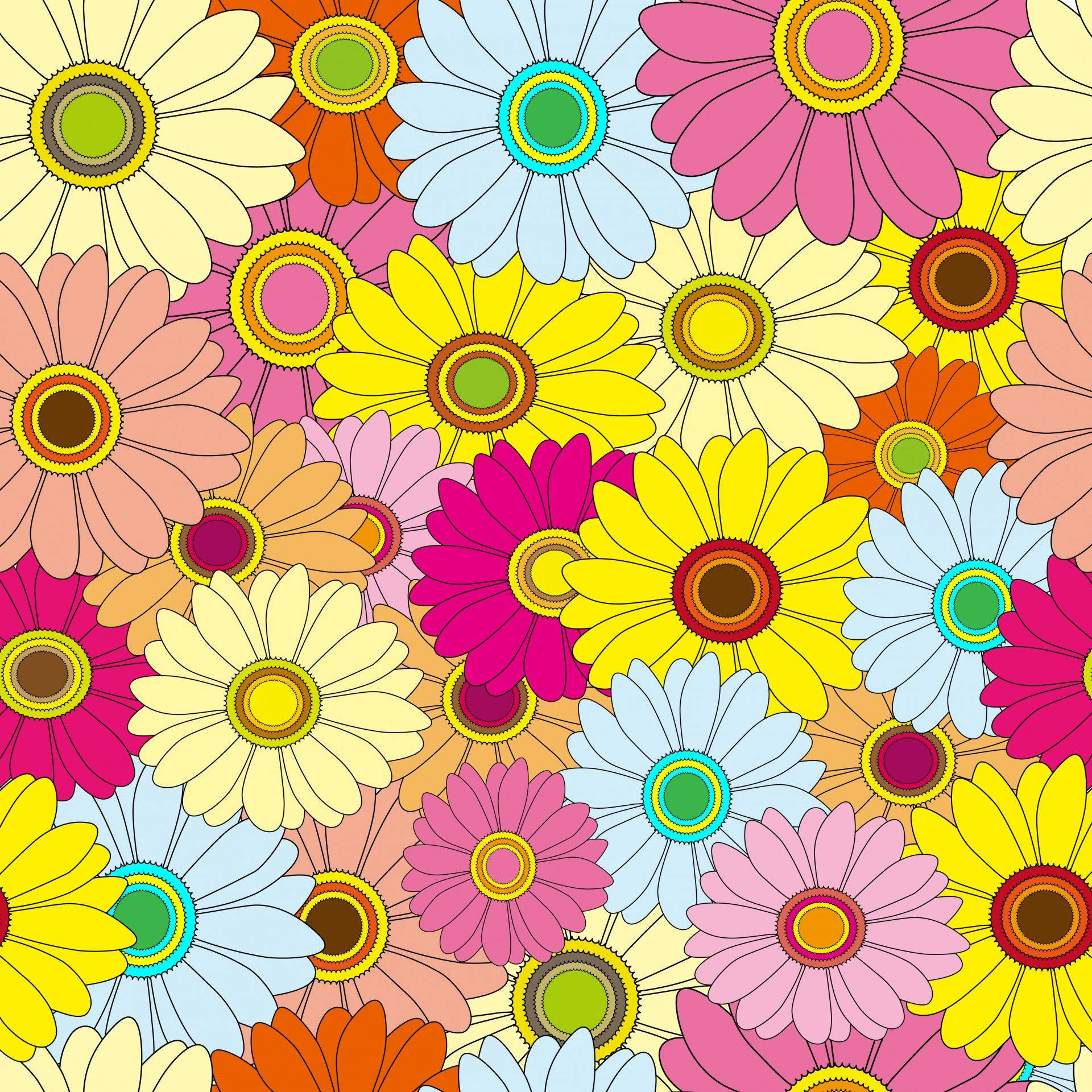 1920X1920 Floral Wallpaper and Background