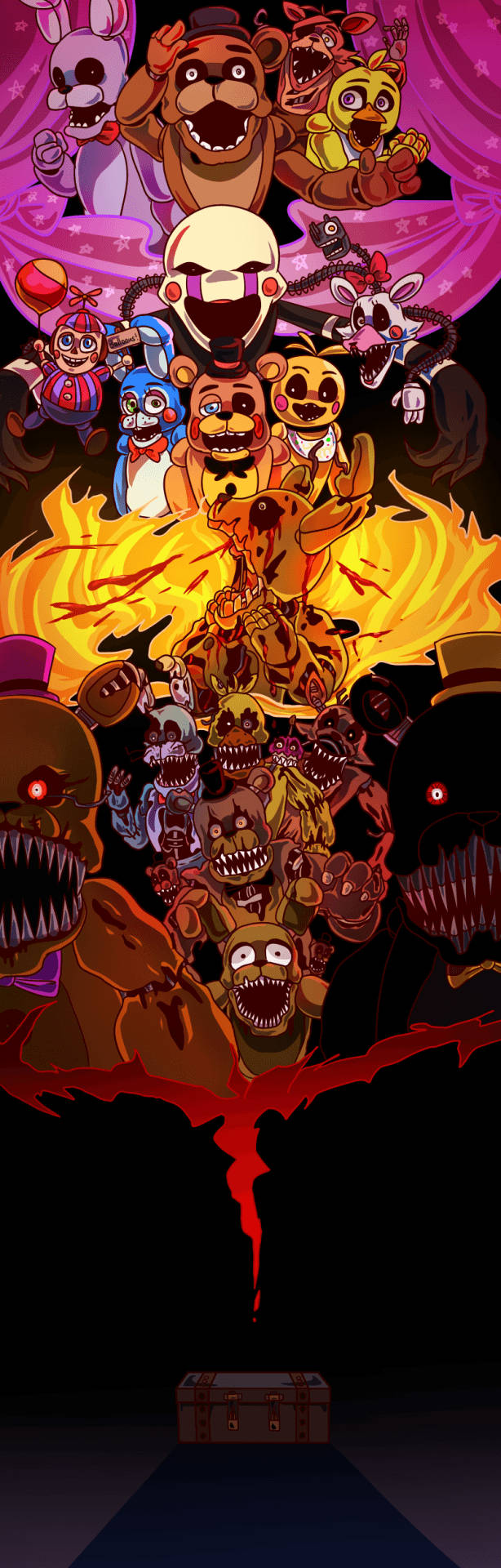 614X1920 Fnaf Wallpaper and Background