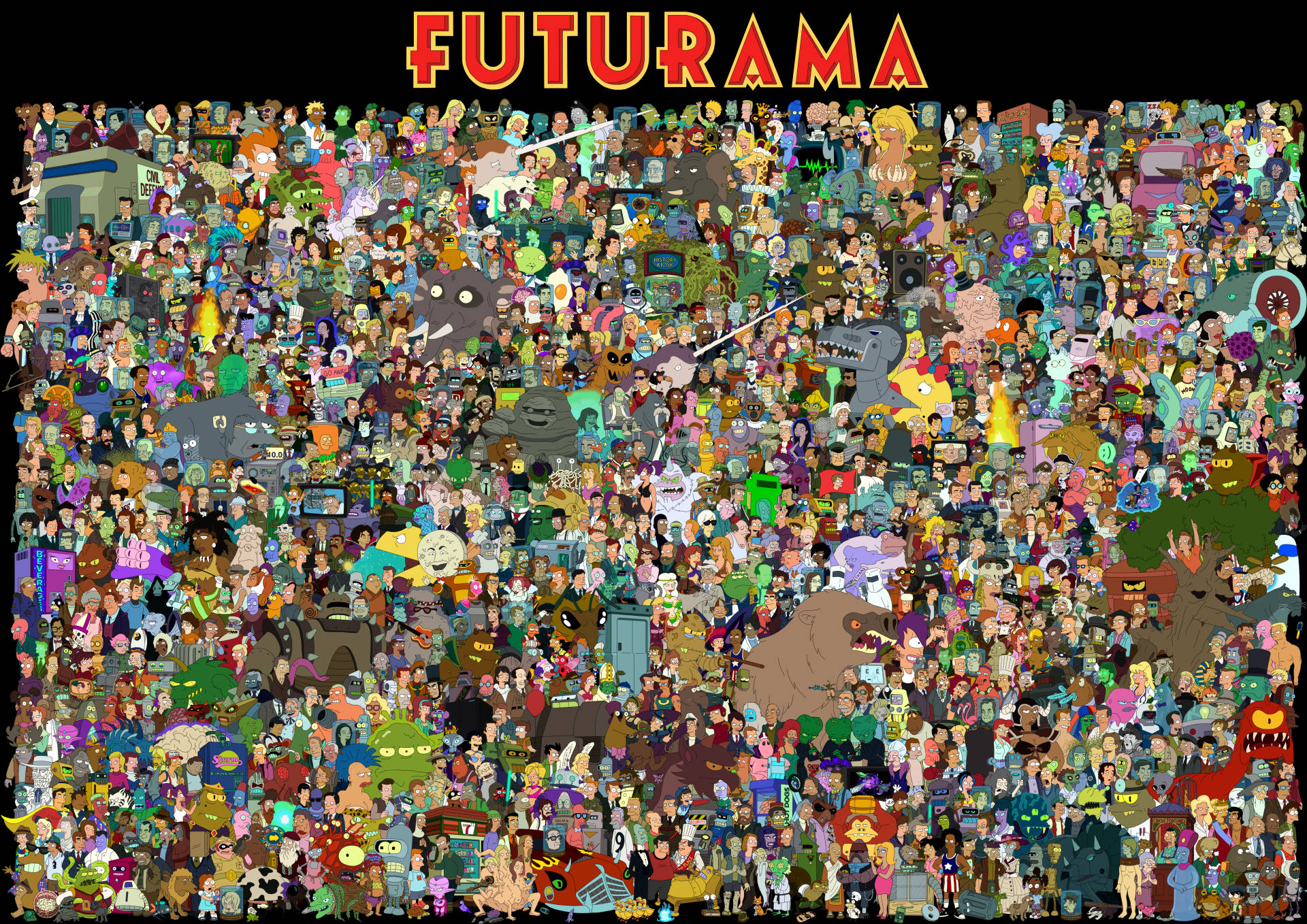 Futurama 1920X1358 Wallpaper and Background Image