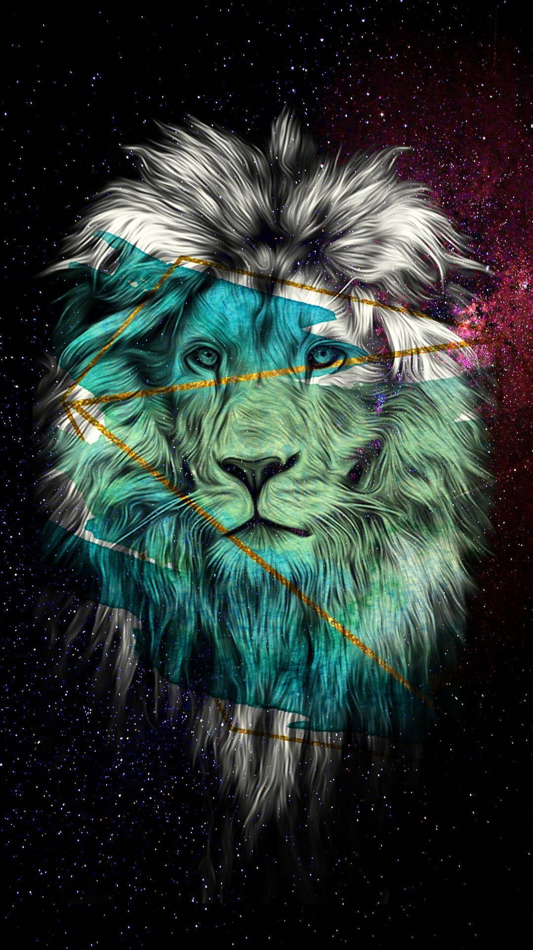 1080X1921 Galaxy Lion Wallpaper and Background