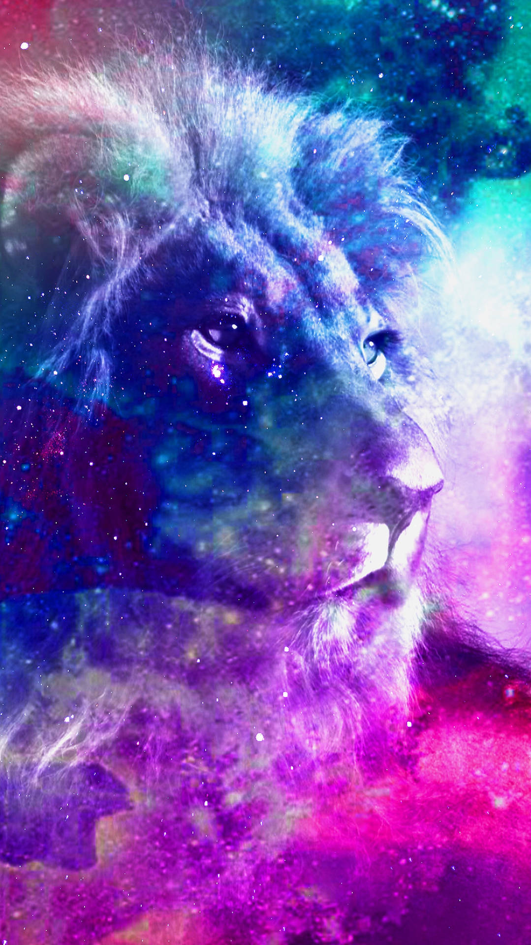 1500X2668 Galaxy Lion Wallpaper and Background