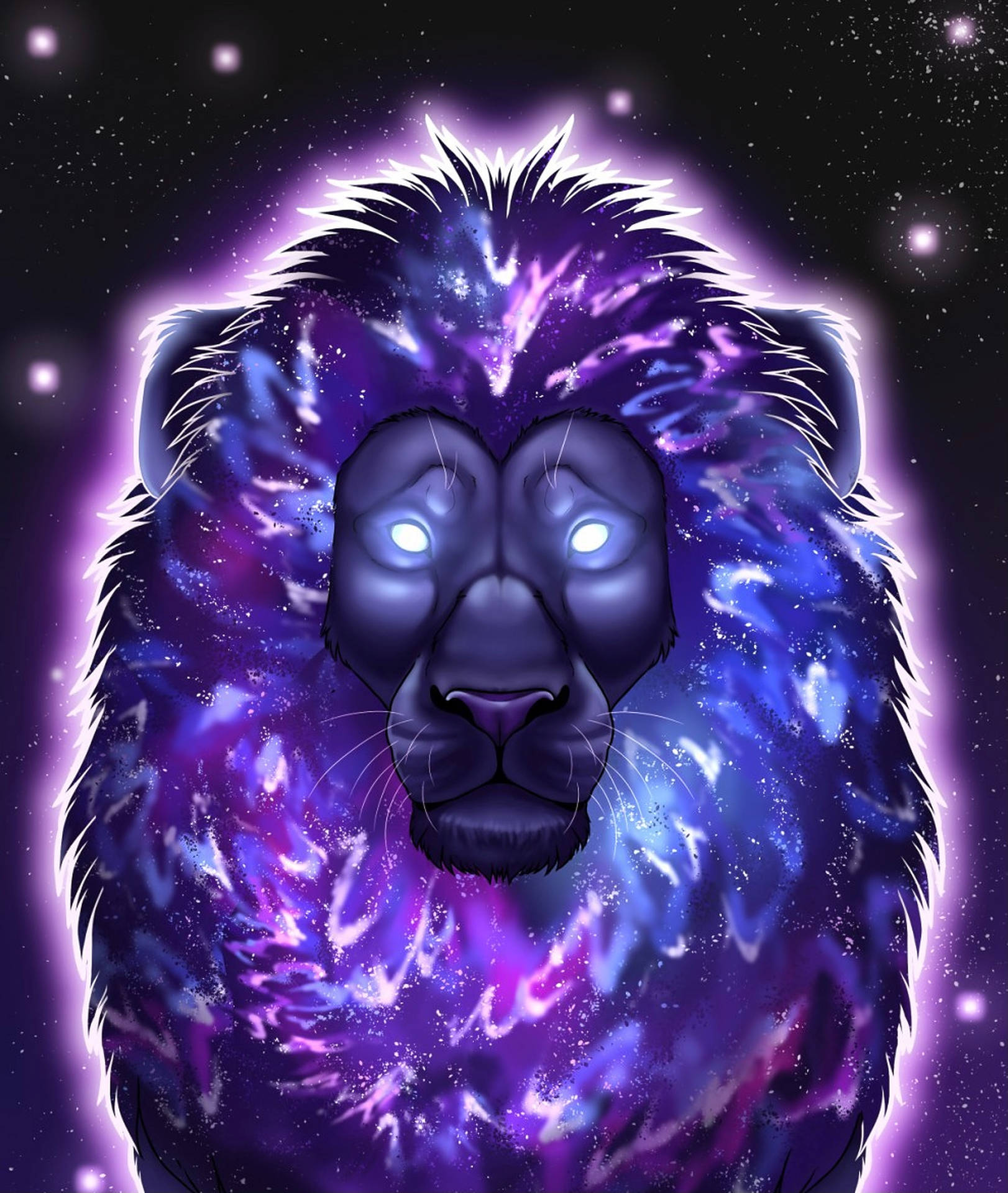 1978X2342 Galaxy Lion Wallpaper and Background