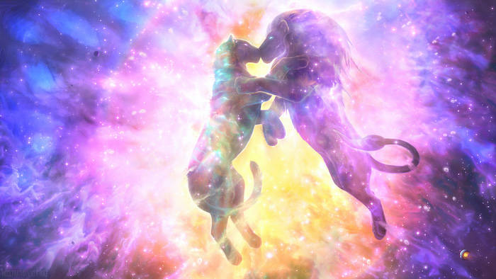 700X394 Galaxy Lion Wallpaper and Background