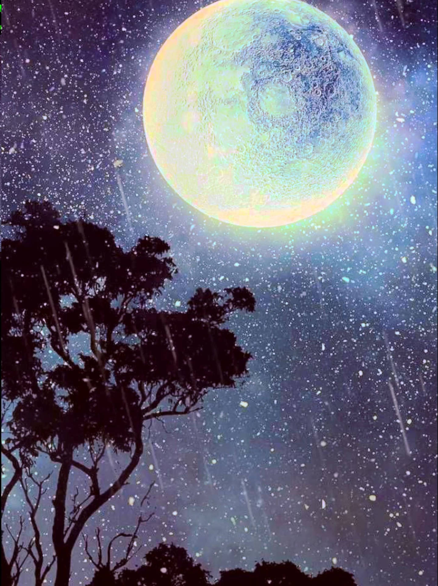 1616X2160 Galaxy Moon Wallpaper and Background
