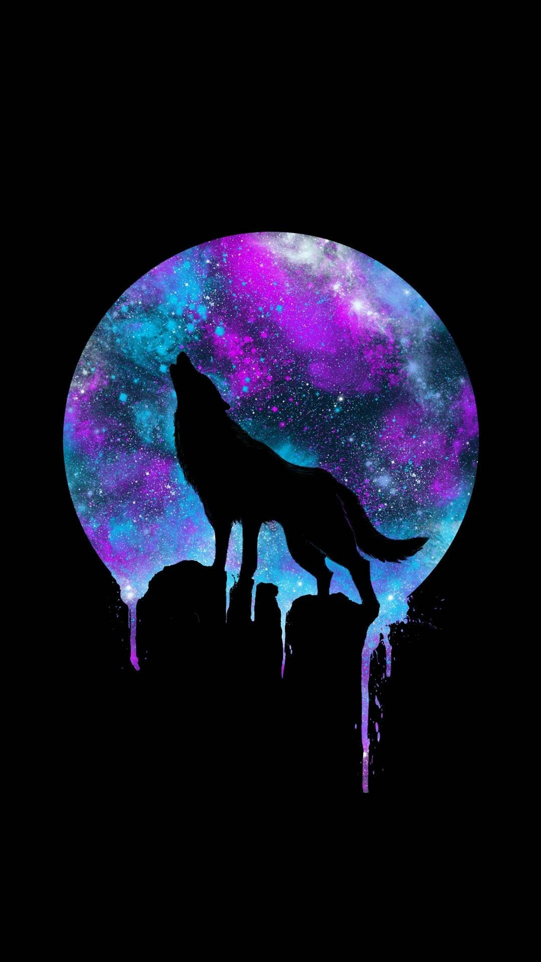 Galaxy Wolf 1080X1920 Wallpaper and Background Image