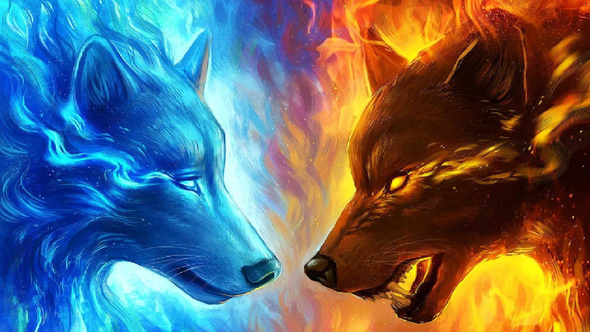 1920X1080 Galaxy Wolf Wallpaper and Background