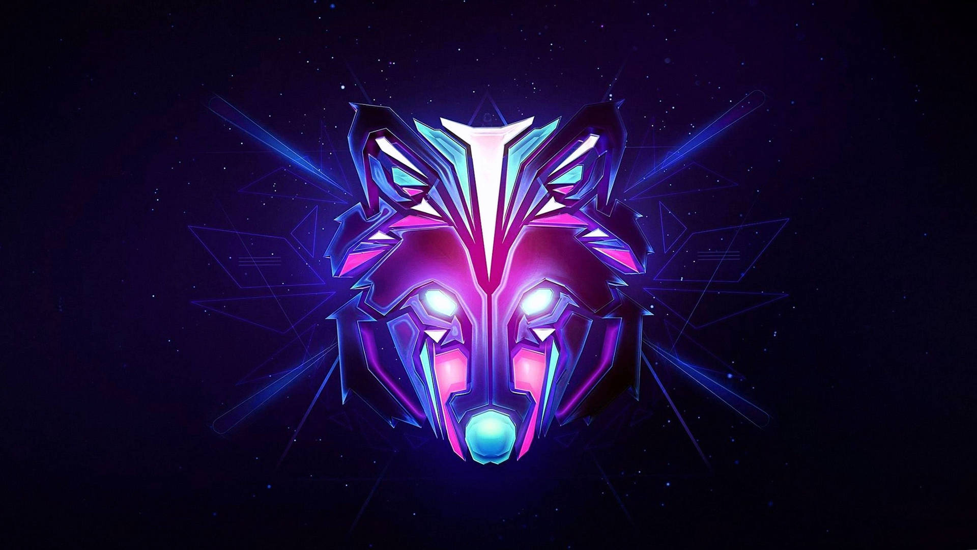 Galaxy Wolf 3758X2113 Wallpaper and Background Image