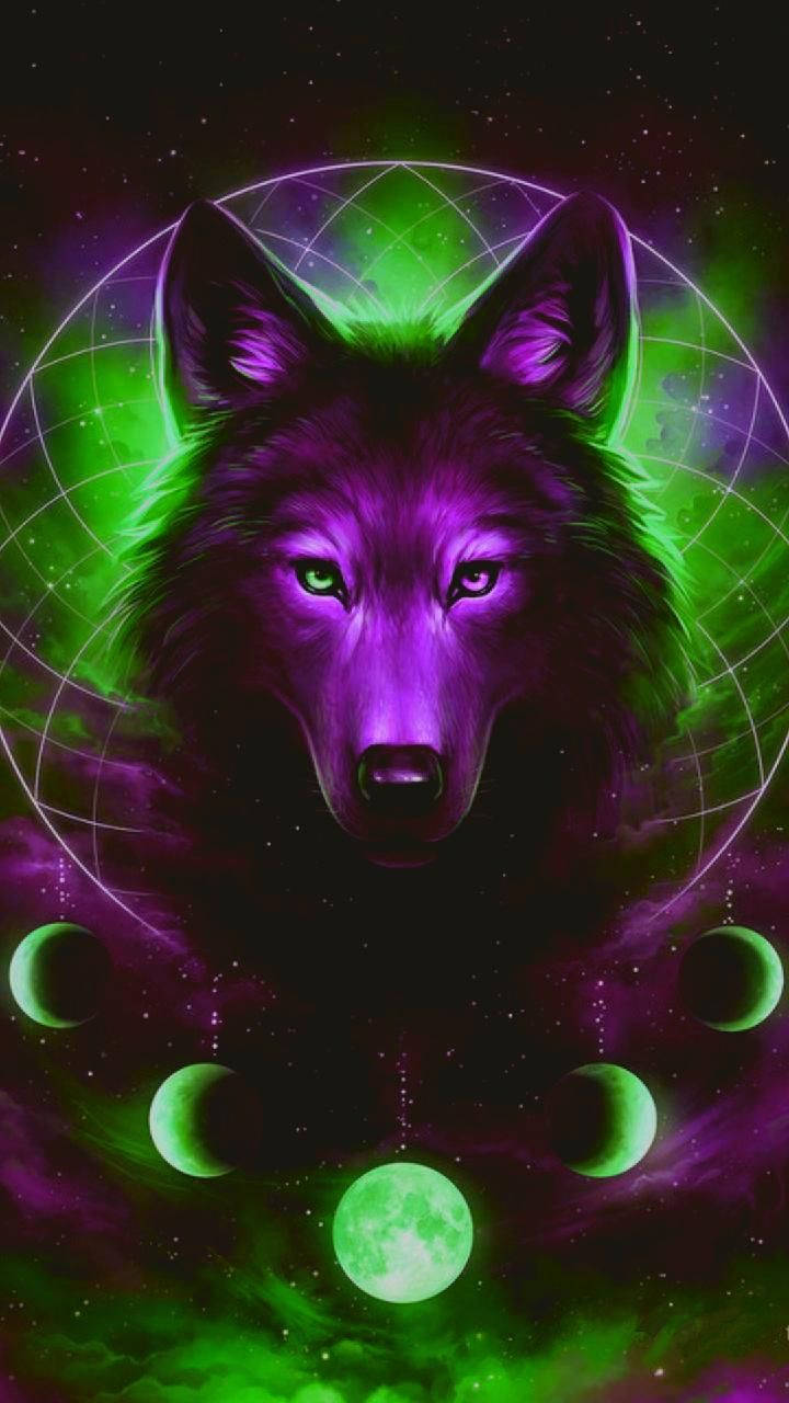 Galaxy Wolf 720X1280 Wallpaper and Background Image