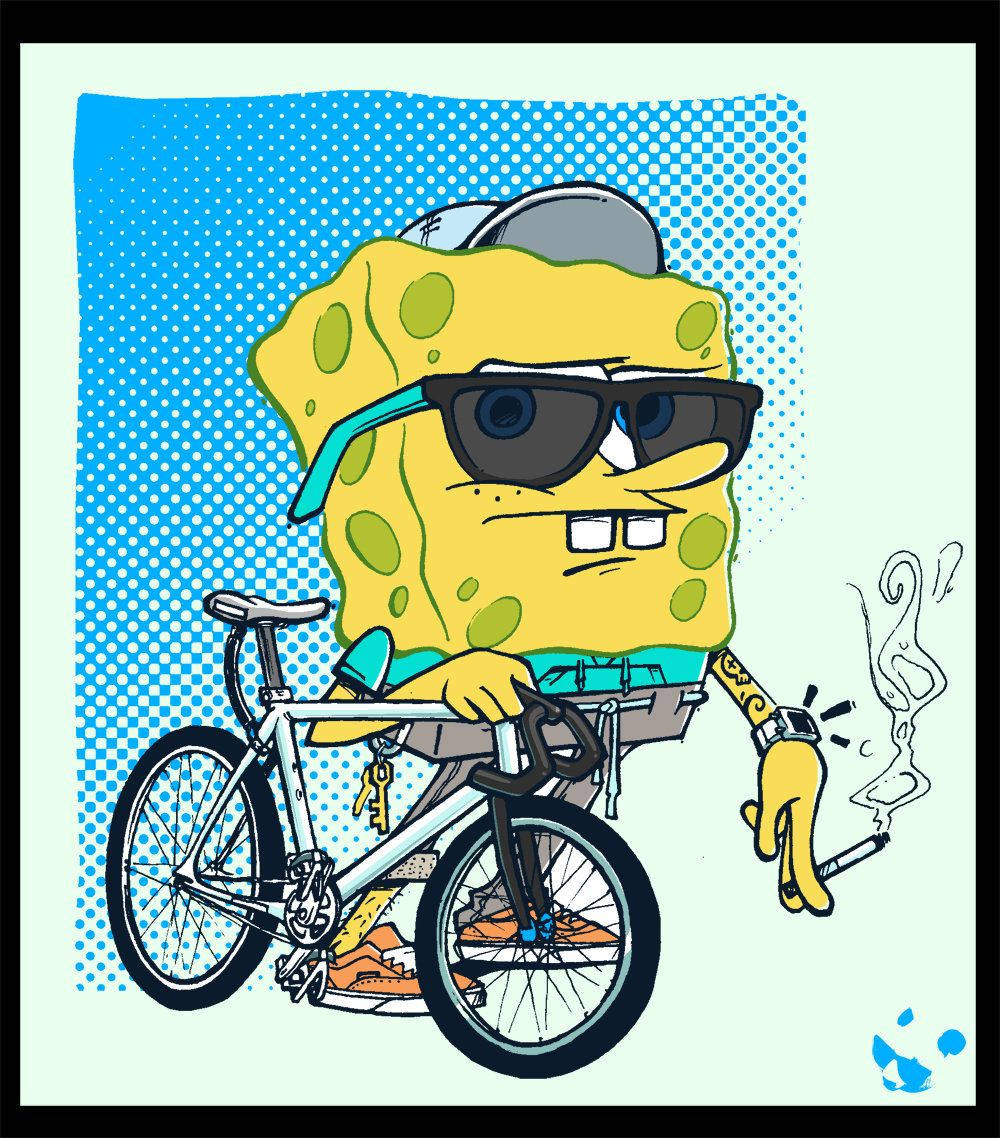 1000X1138 Gangster Spongebob Wallpaper and Background