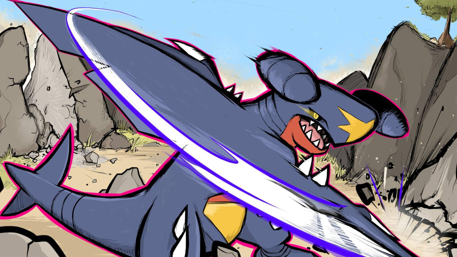 Garchomp 4096X2304 Wallpaper and Background Image