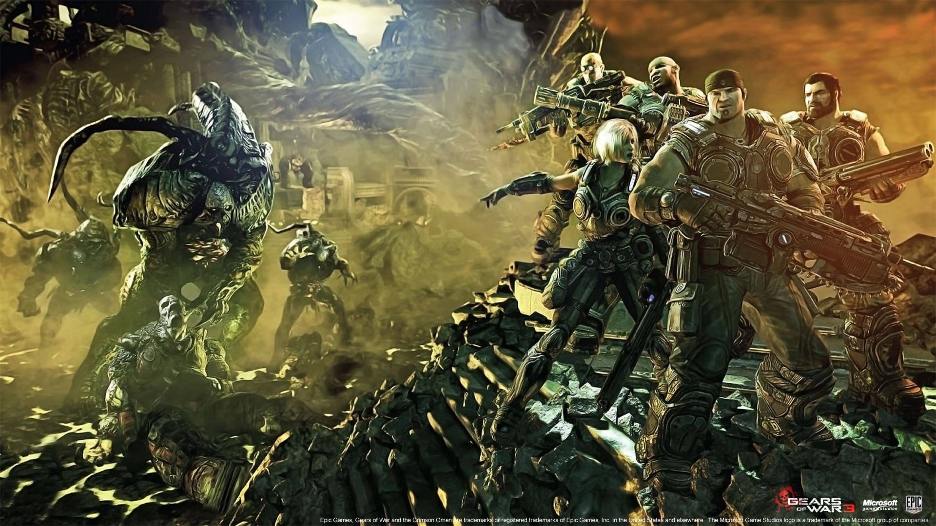 Gears Of War 3840X2160 Wallpaper and Background Image
