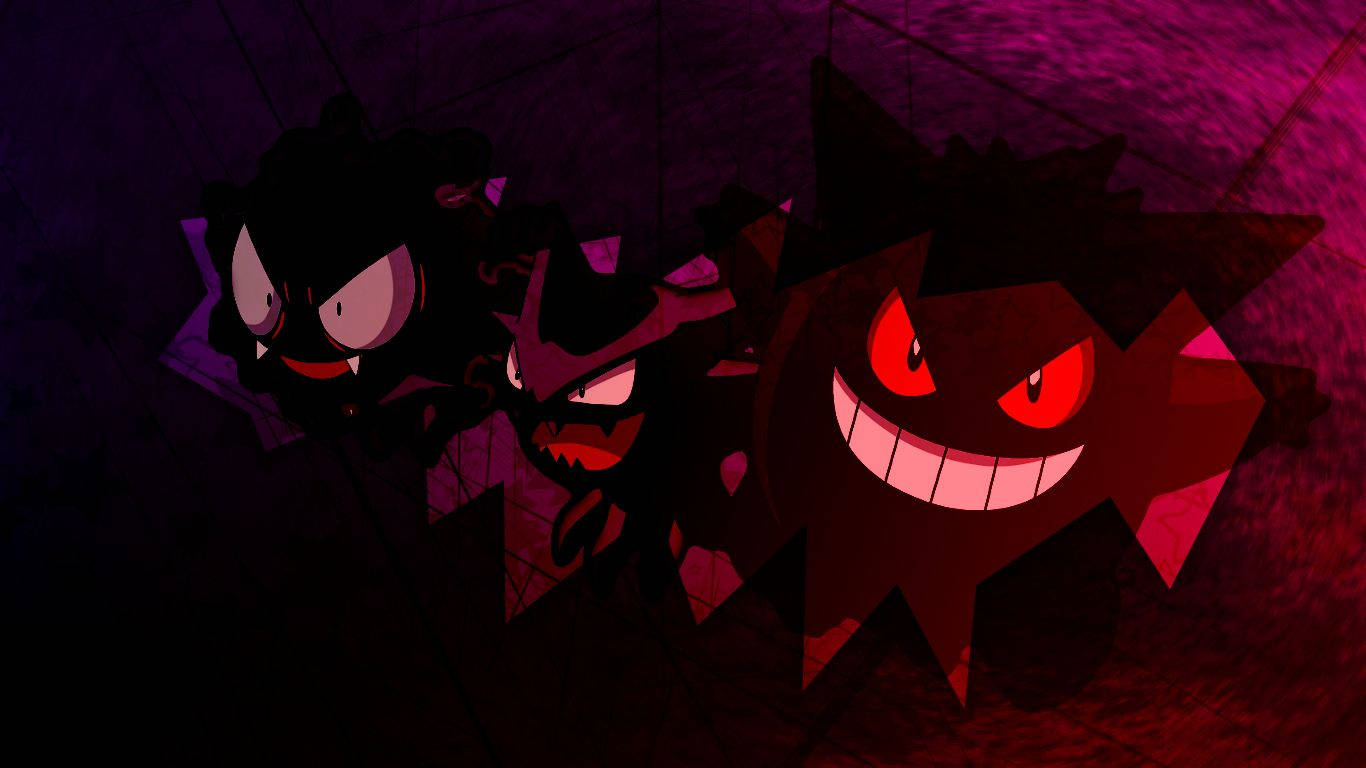 Gengar 1366X768 Wallpaper and Background Image