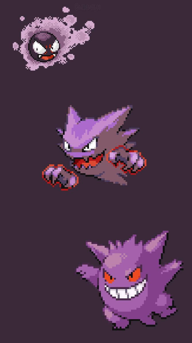 669X1193 Gengar Wallpaper and Background