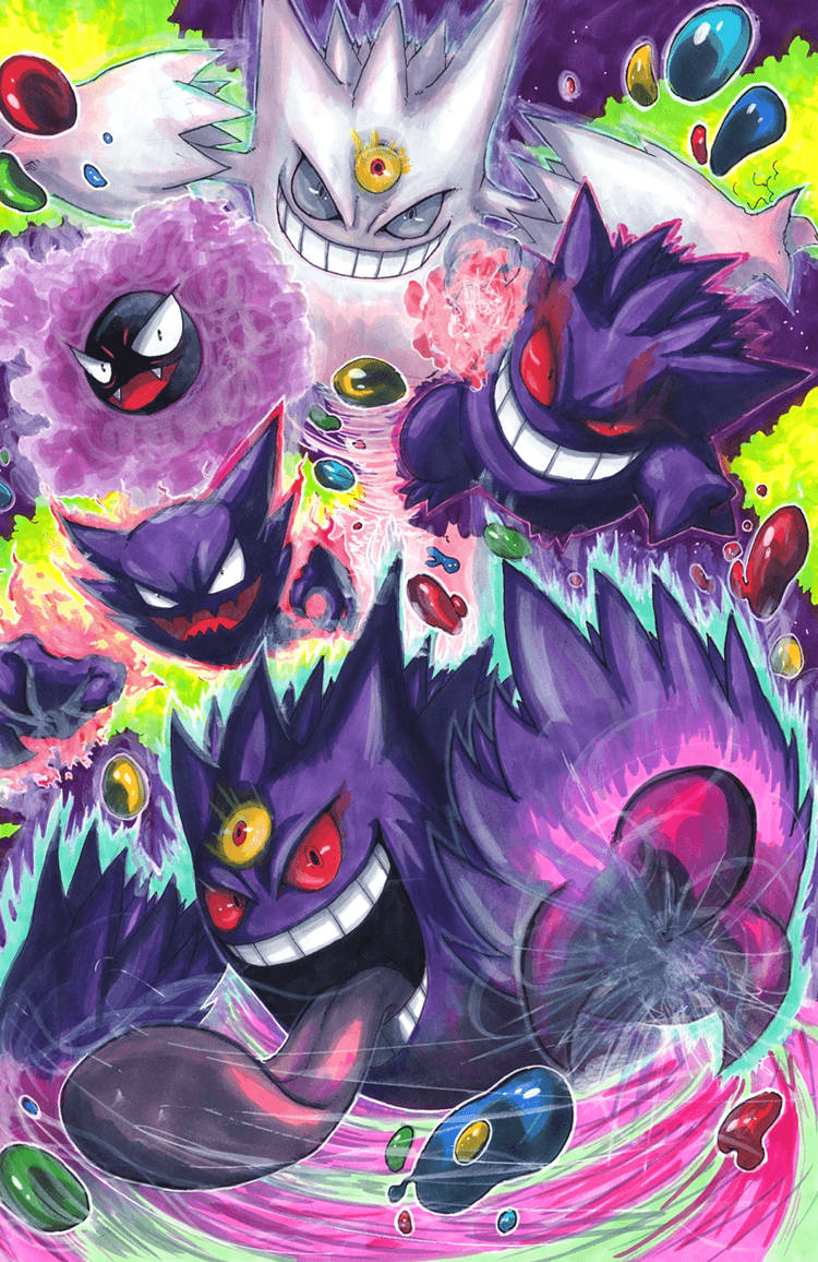 750X1156 Gengar Wallpaper and Background