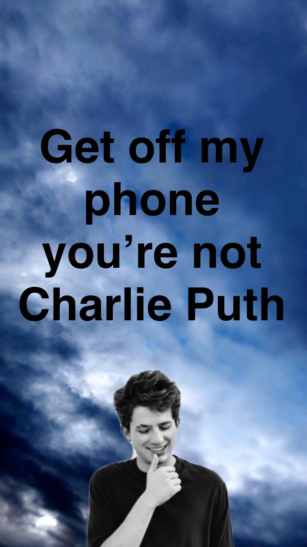 Get Off My Phone 1242X2208 Wallpaper and Background Image