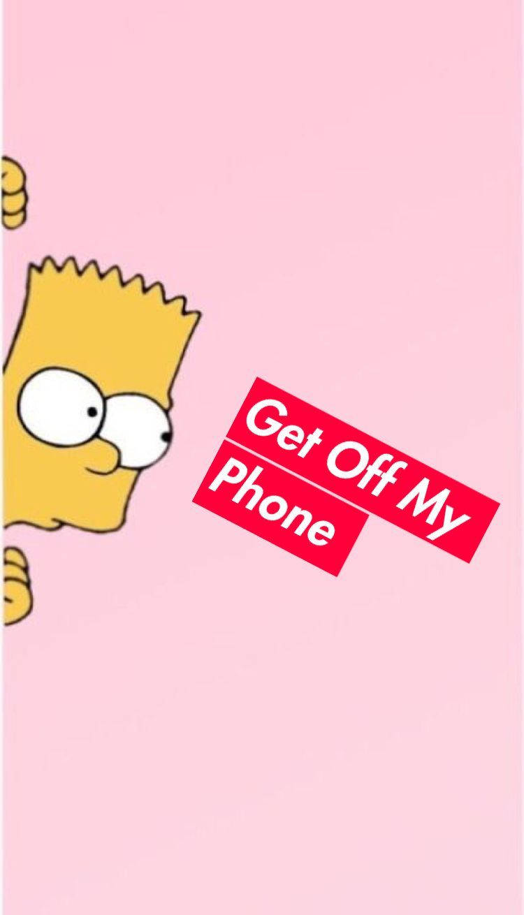 Get Off My Phone 750X1310 Wallpaper and Background Image