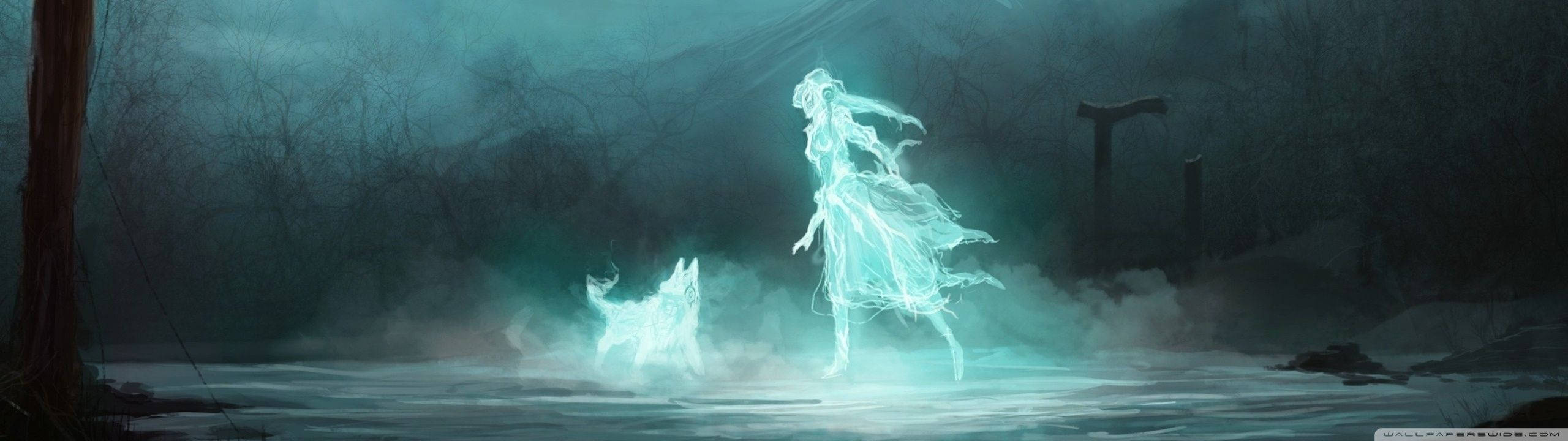 2560X720 Ghost Wallpaper and Background