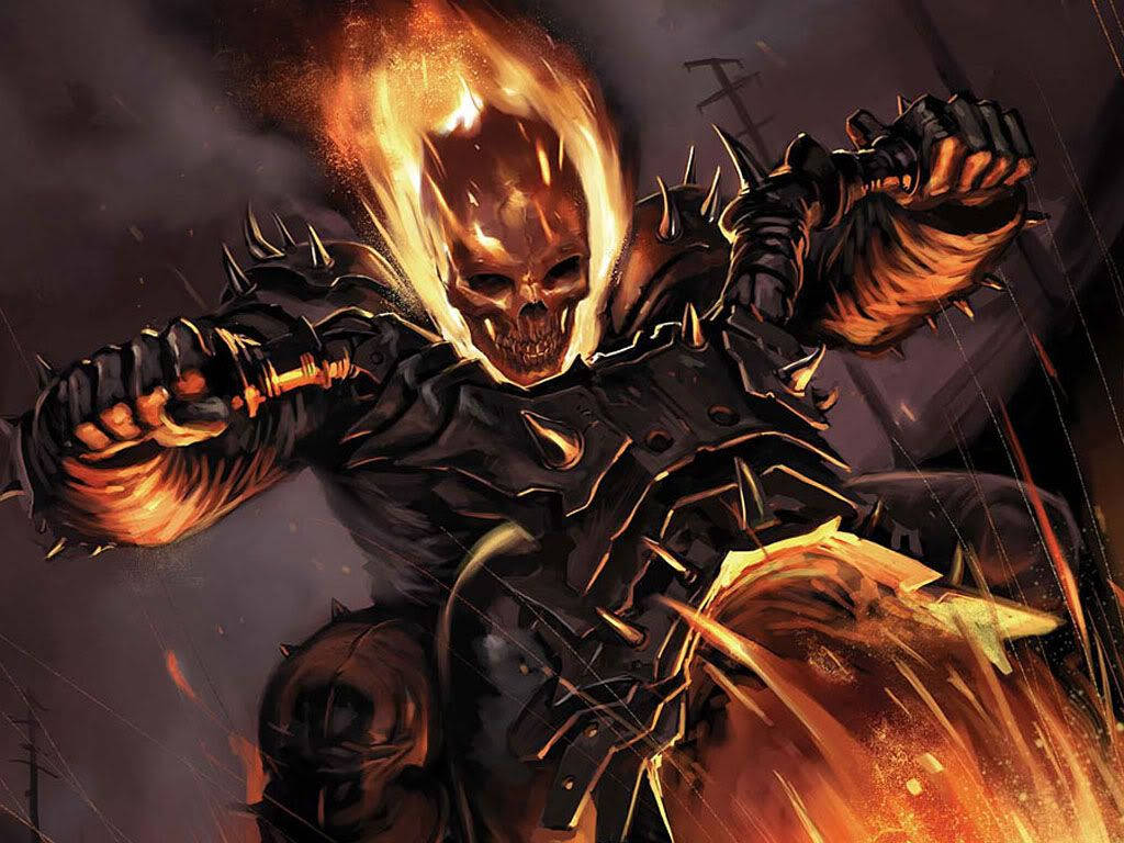 Ghost Rider 1024X768 Wallpaper and Background Image