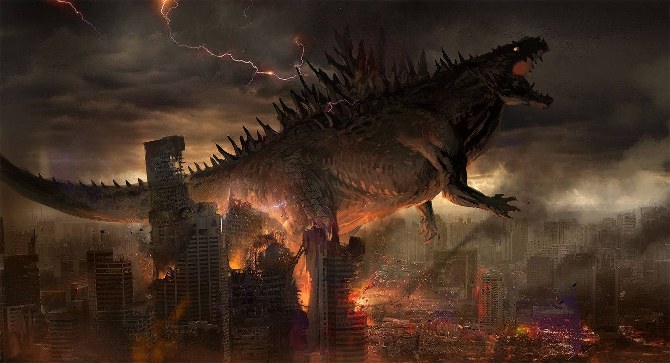 Godzilla 1350X732 Wallpaper and Background Image