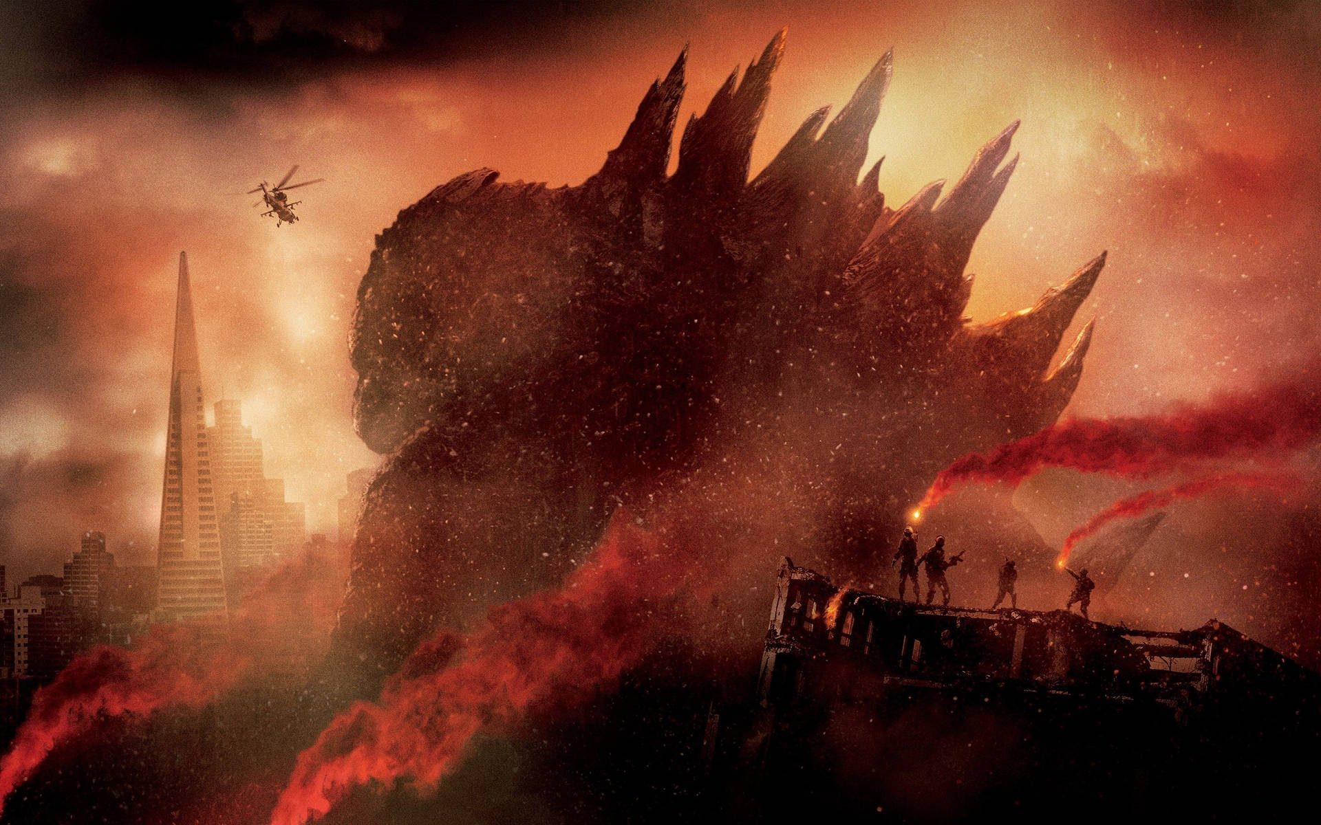 Godzilla 2880X1800 Wallpaper and Background Image