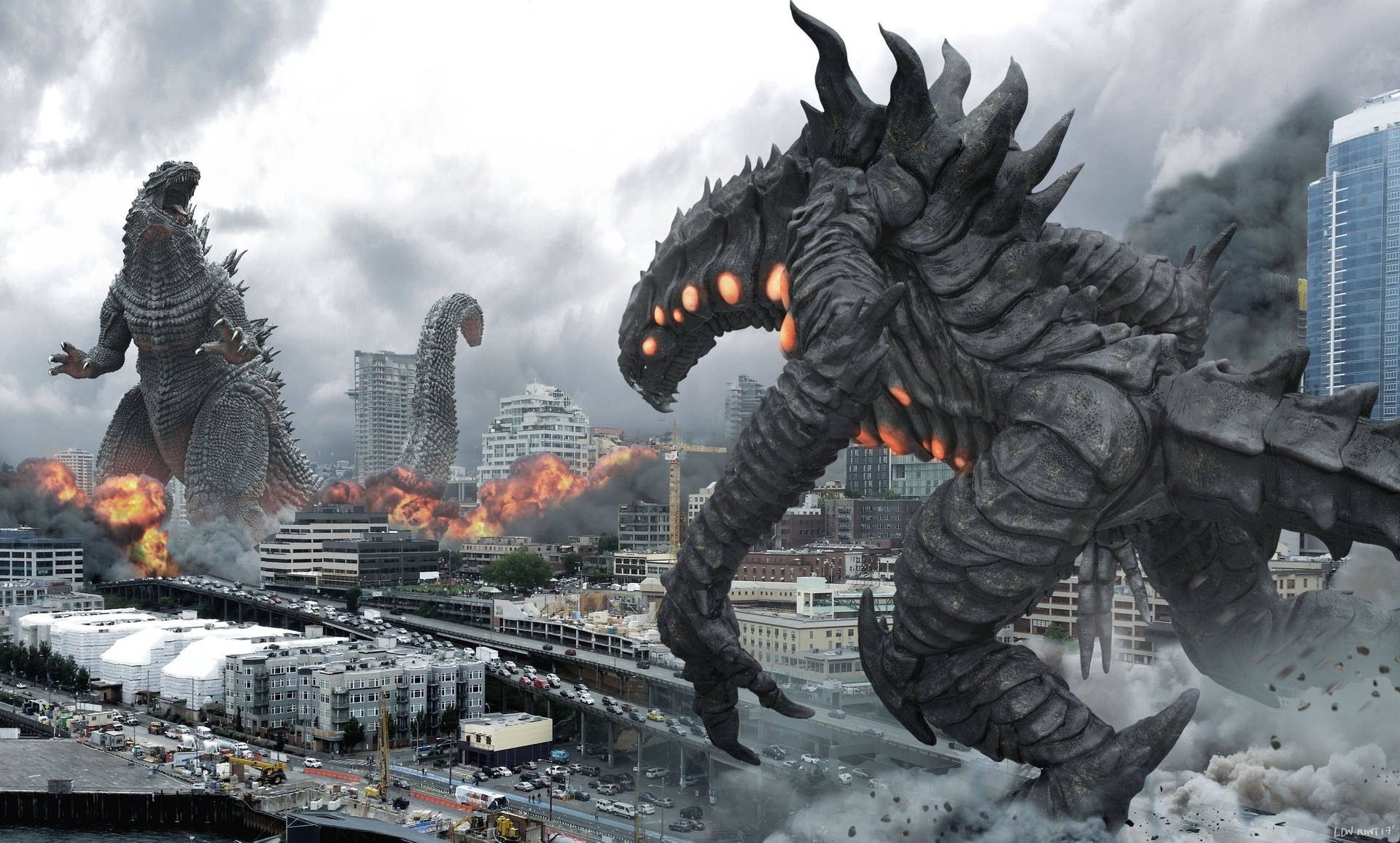 Godzilla 3840X2313 Wallpaper and Background Image