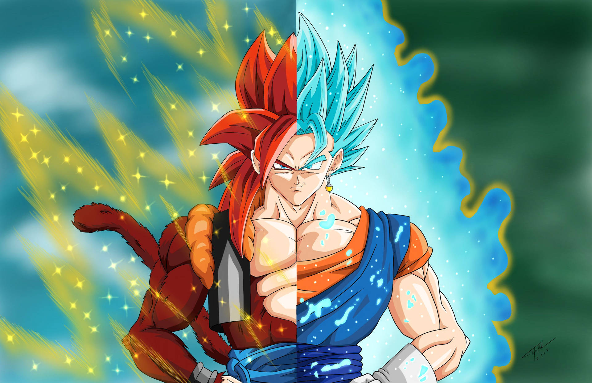 Gogeta 3000X1941 Wallpaper and Background Image