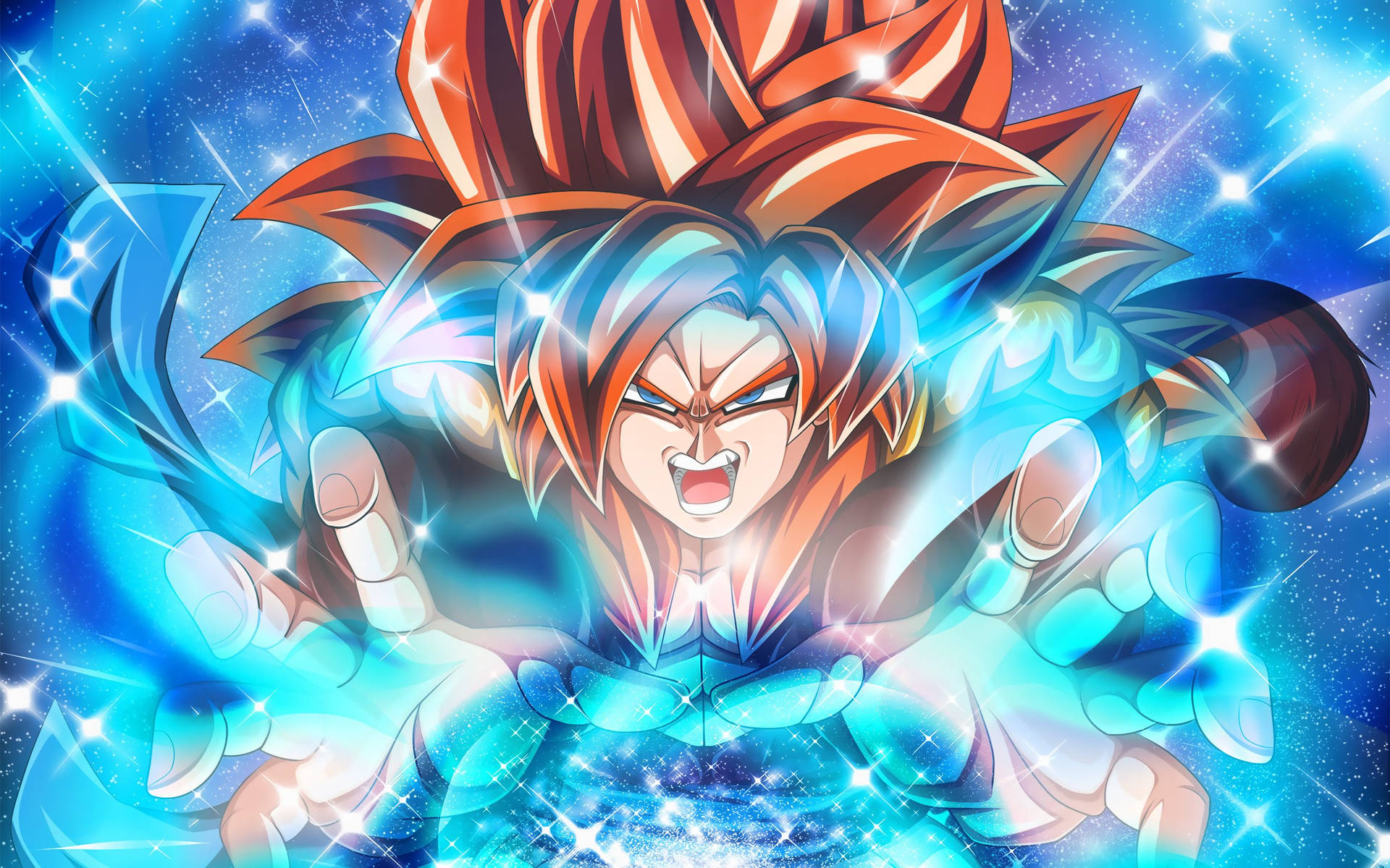 Gogeta Blue 2880X1800 Wallpaper and Background Image