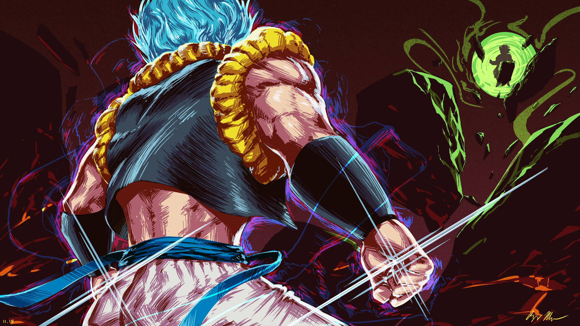 Gogeta Blue 3840X2160 Wallpaper and Background Image