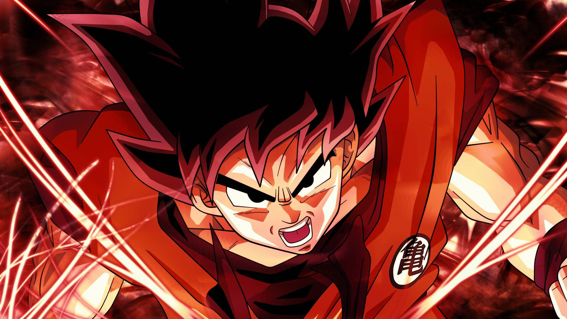 Download Kaioken Goku Game Art Wallpaper