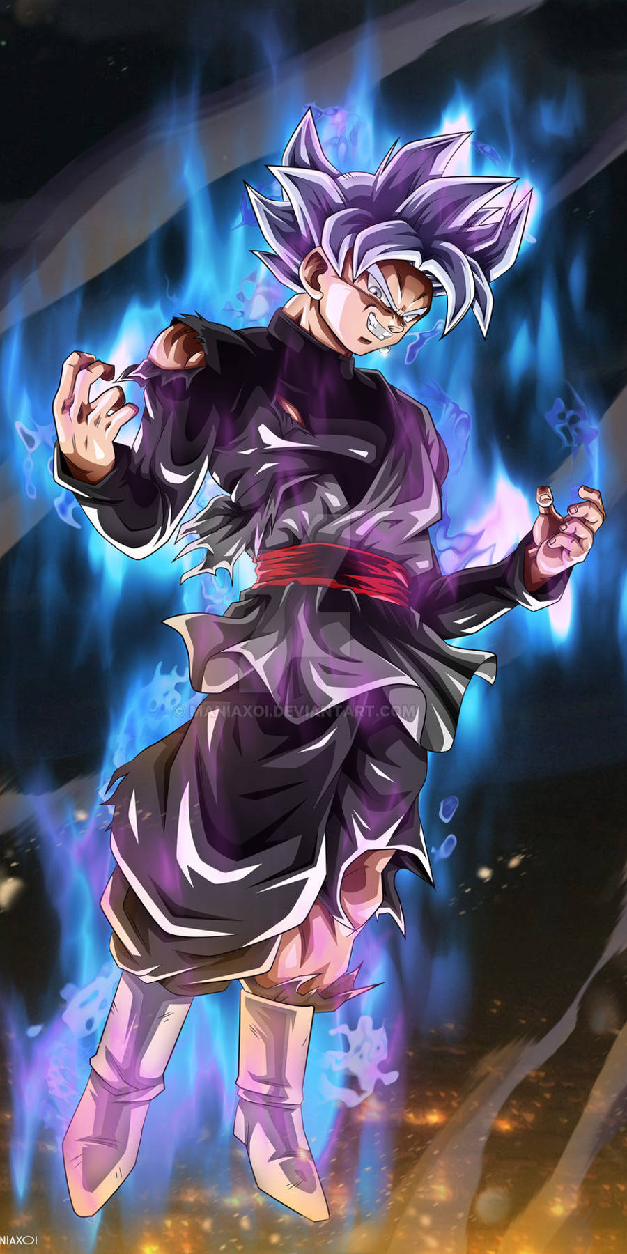 Goku Black 900X1800 Wallpaper and Background Image