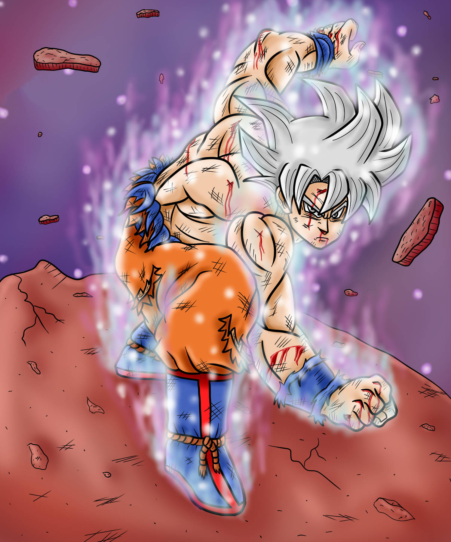 Goku Ultra Instinct 1500X1800 Wallpaper and Background Image
