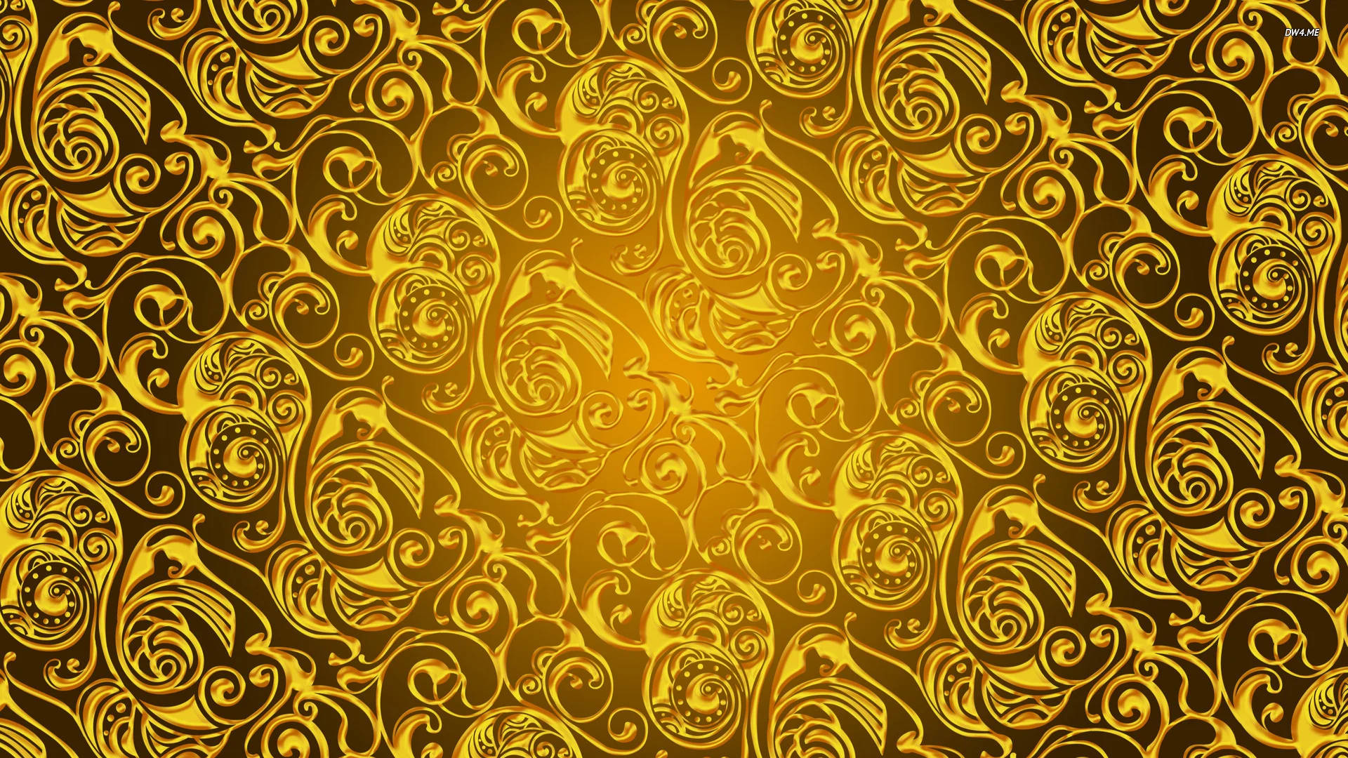 1920X1080 Gold Foil Wallpaper and Background