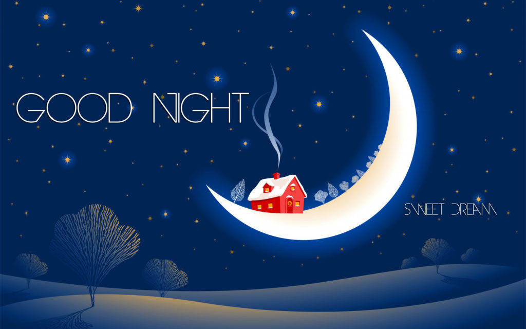 1024X640 Good Night Wallpaper and Background
