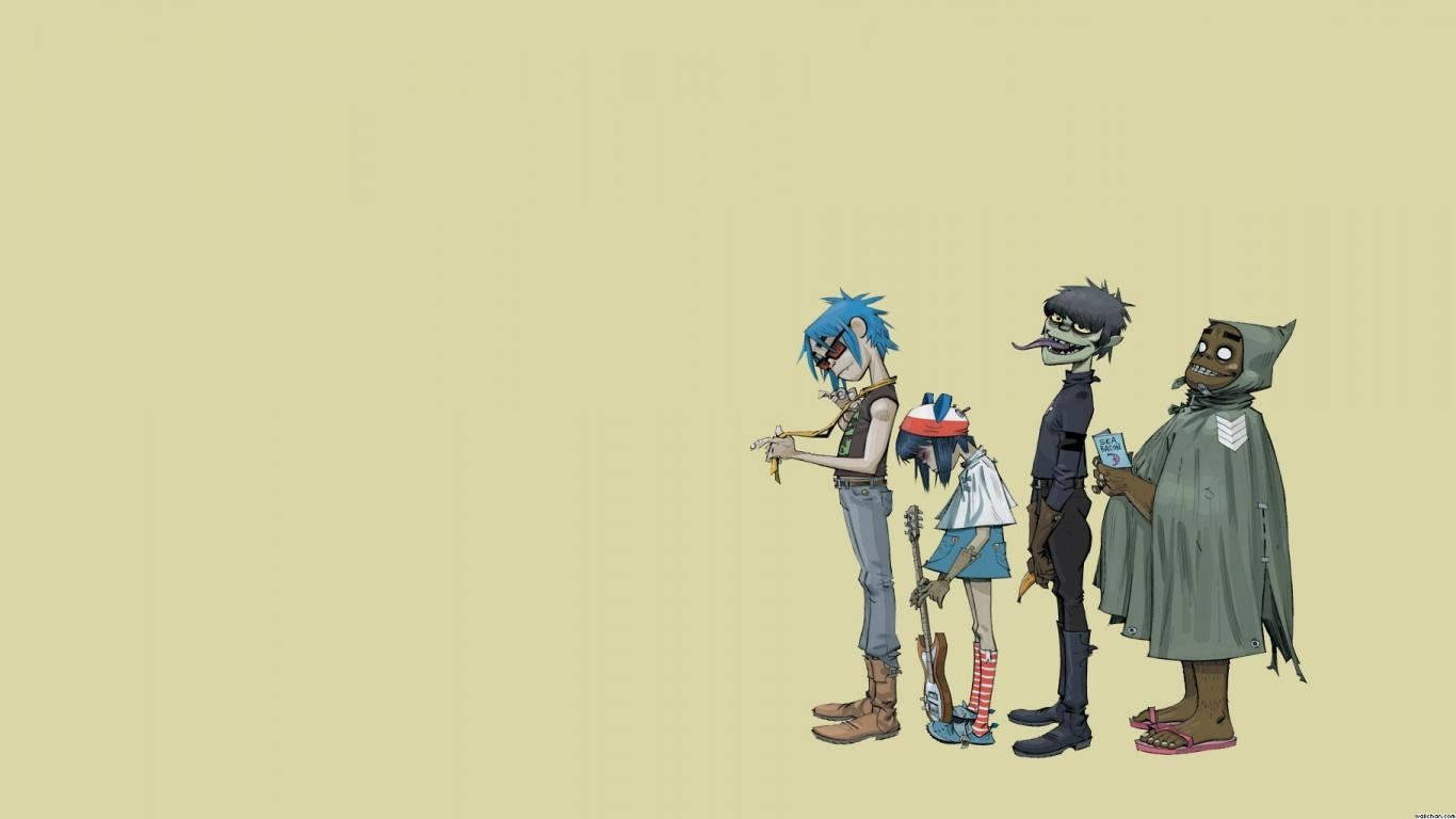 Gorillaz 1366X768 Wallpaper and Background Image