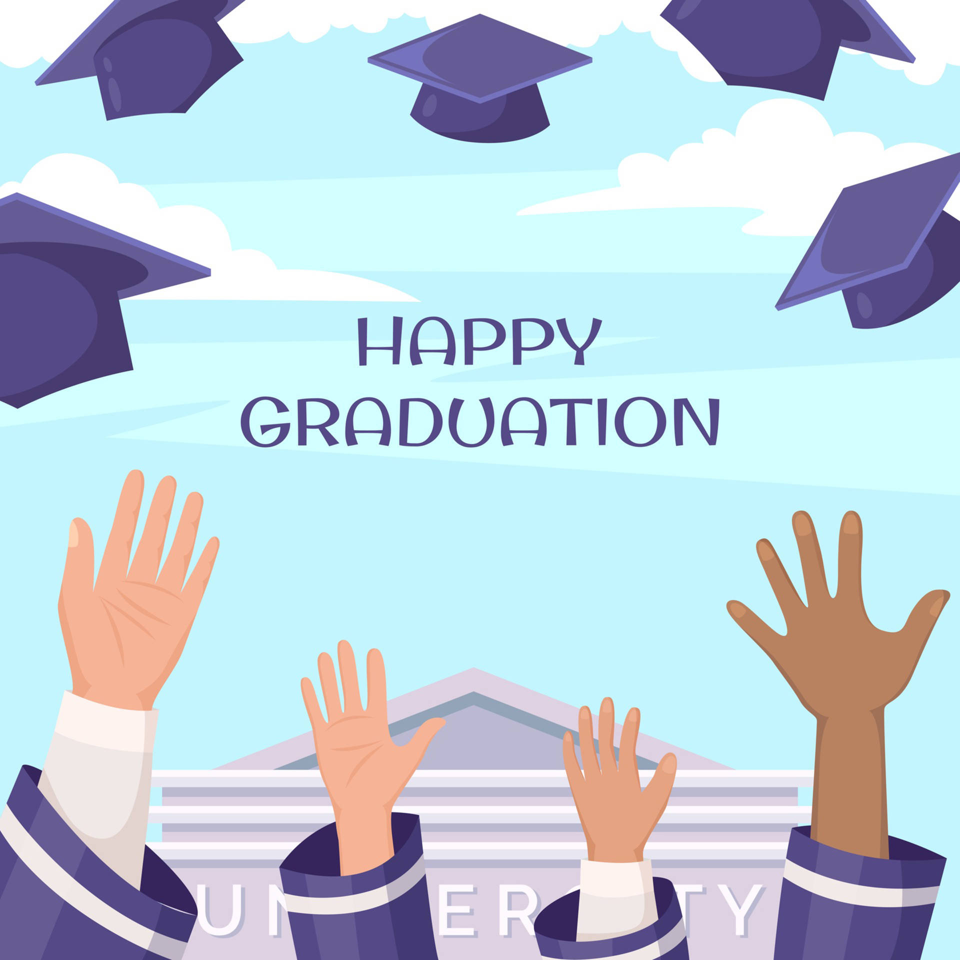 Graduation 2048X2048 wallpaper