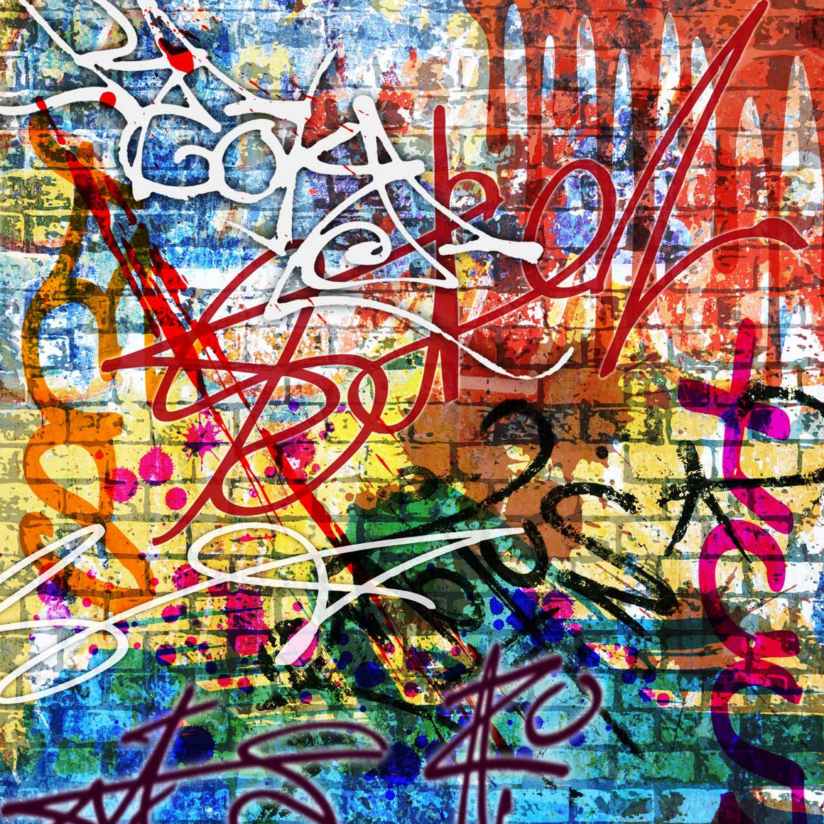 1200X1200 Graffiti Wallpaper and Background