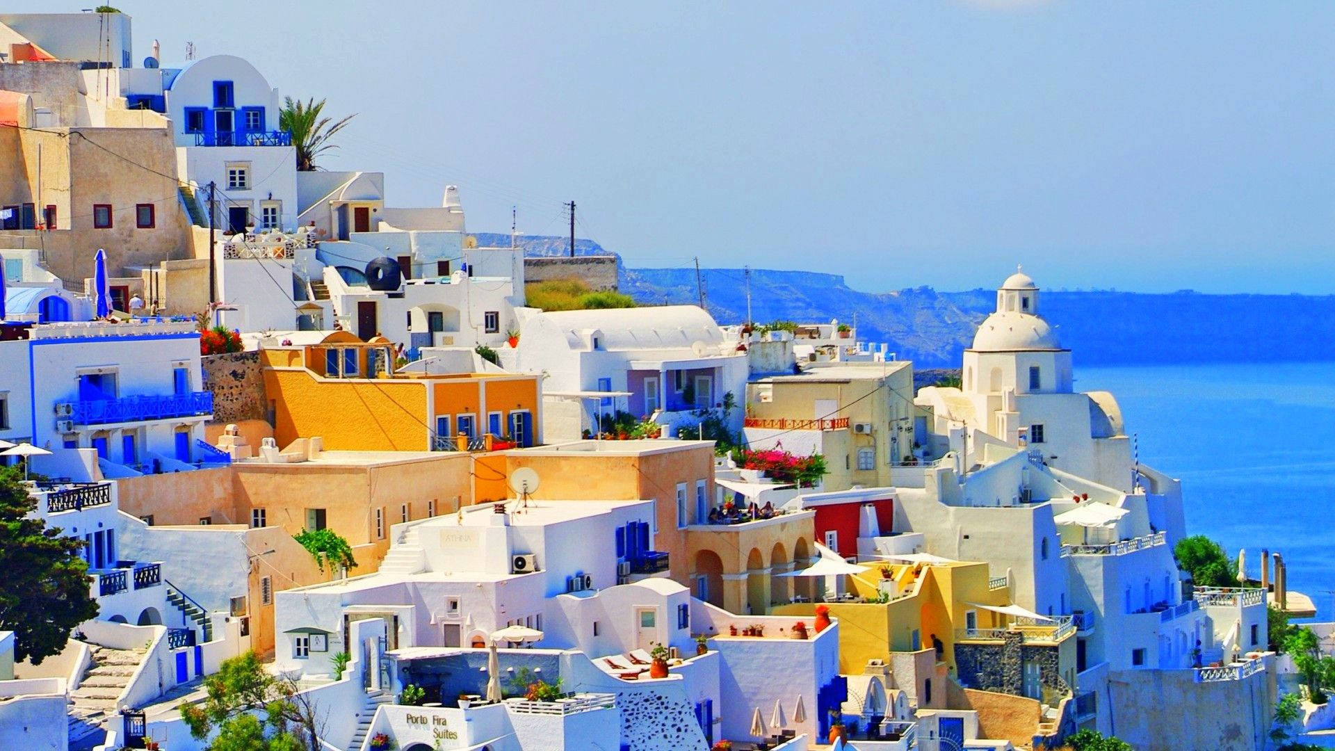 1920X1080 Greece Wallpaper and Background
