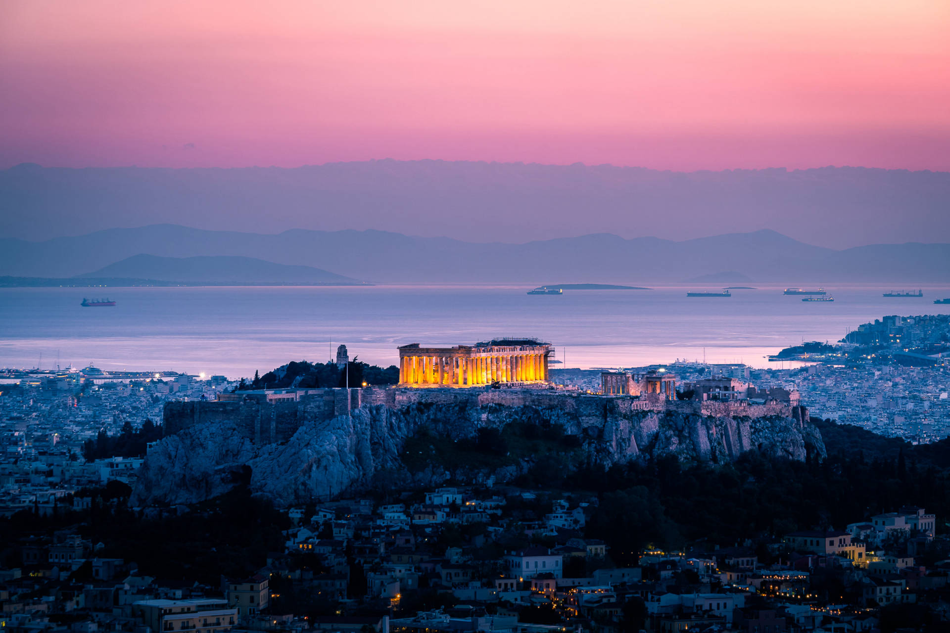5251X3500 Greece Wallpaper and Background