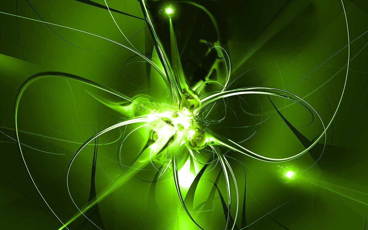 Green Abstract 1280X800 Wallpaper and Background Image
