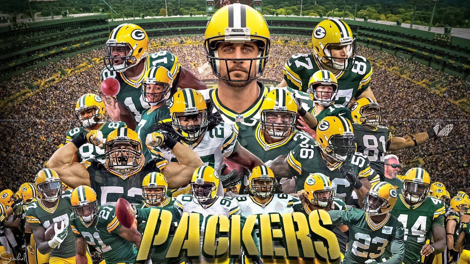 Green Bay Packers 1919X1079 Wallpaper and Background Image