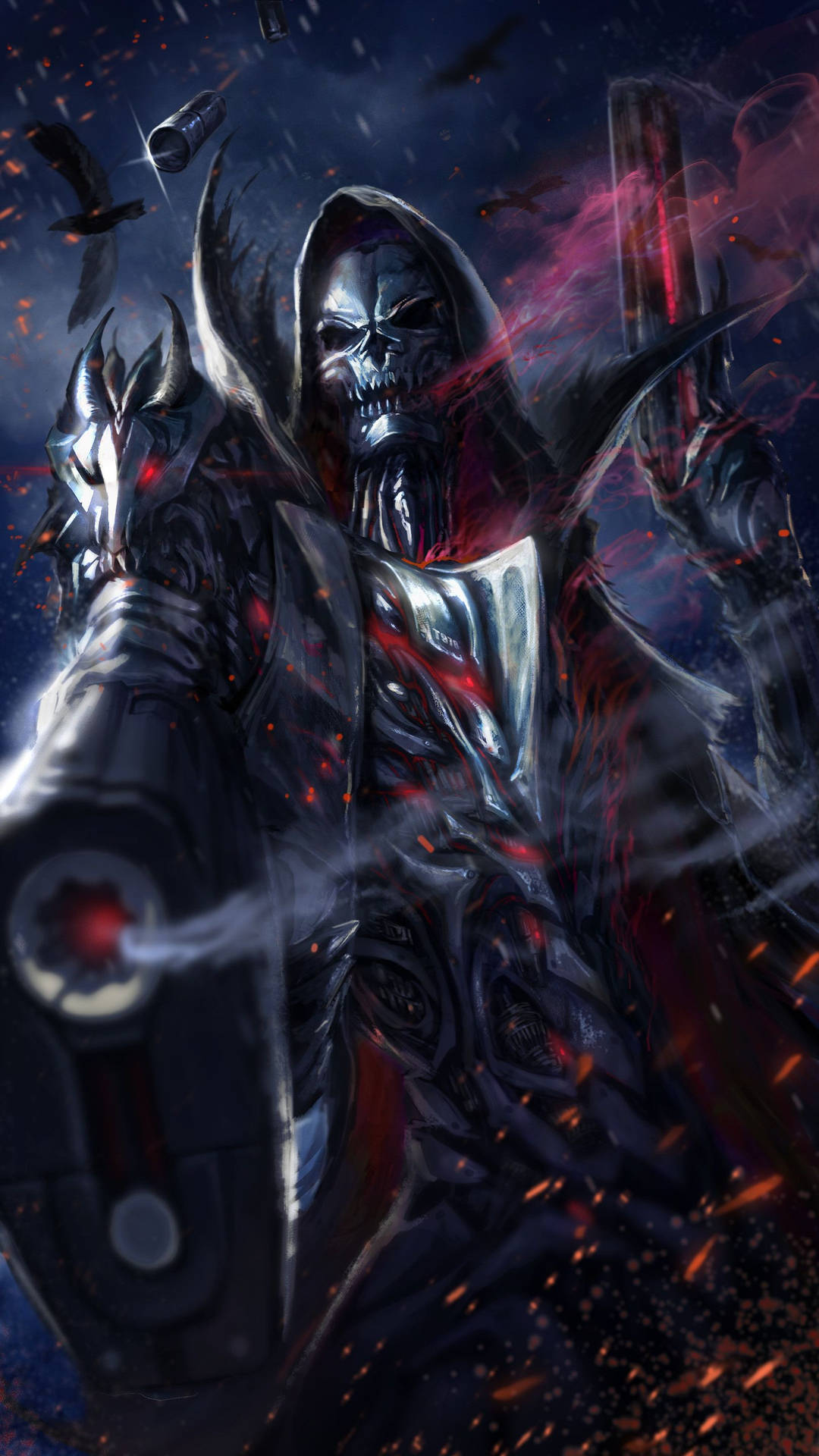 Grim Reaper 1620X2880 Wallpaper and Background Image