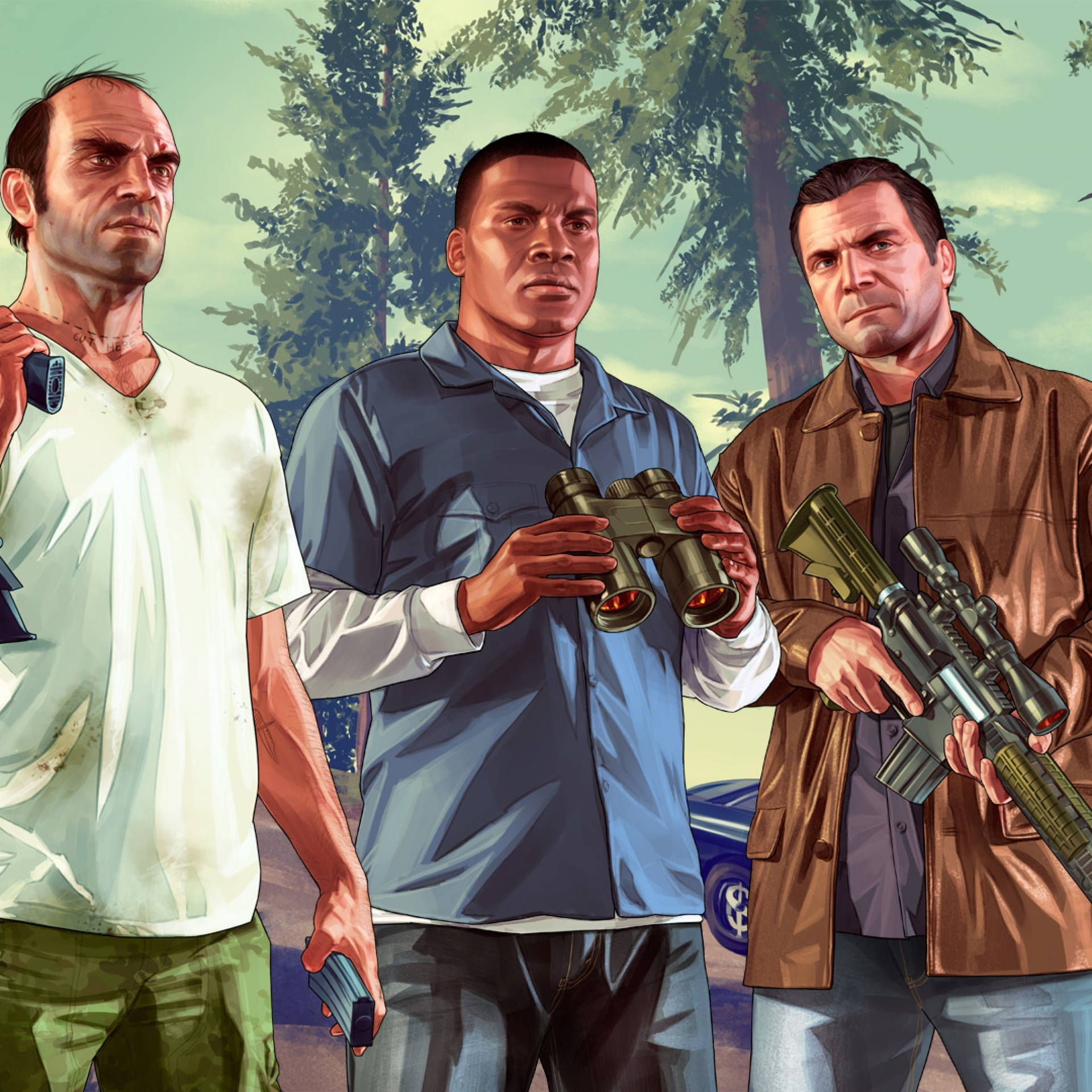 Gta 5 2048X2048 Wallpaper and Background Image