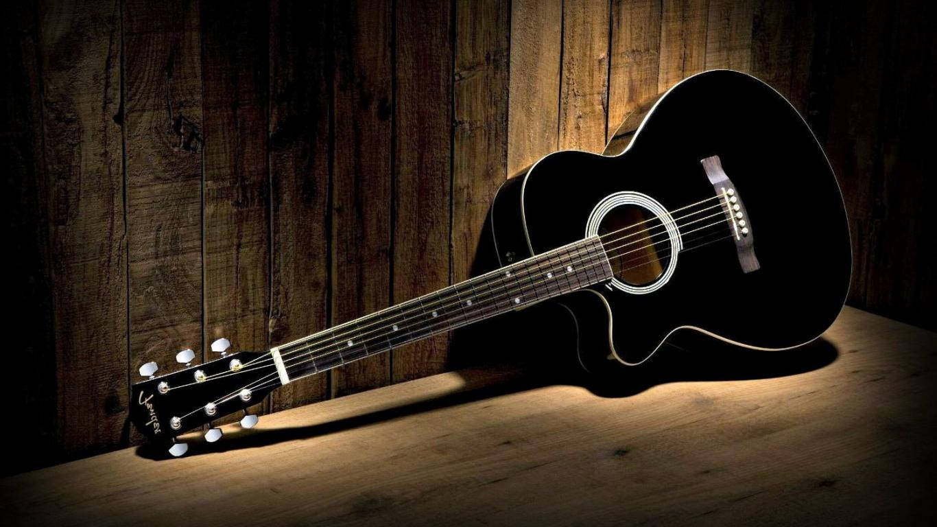 1366X768 Guitar Wallpaper and Background