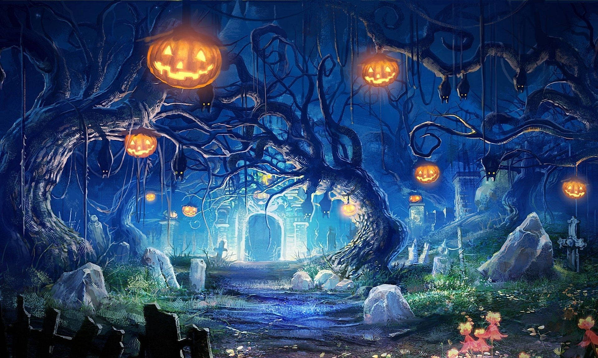 Halloween 1920X1152 Wallpaper and Background Image